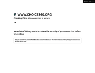 choice360.org screenshot