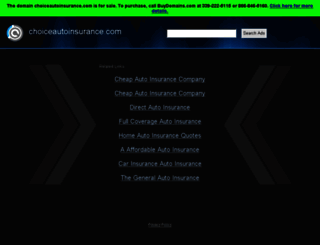 choiceautoinsurance.com screenshot