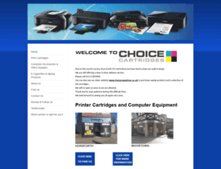 choicecartridges.com screenshot