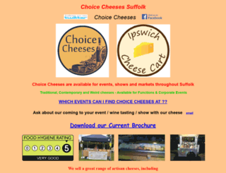 choicecheeses.co.uk screenshot