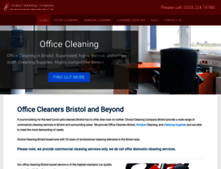 choicecleaning.co.uk screenshot