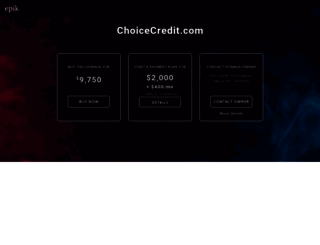 choicecredit.com screenshot