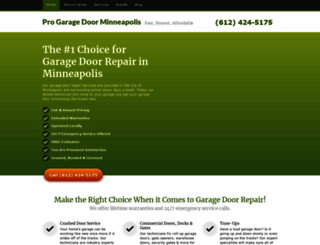 choicegaragedoorminneapolis.com screenshot