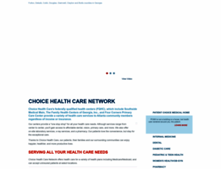 choicehealthcarenetwork.com screenshot