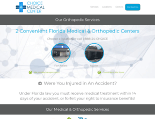 choicemedicalcenters.com screenshot