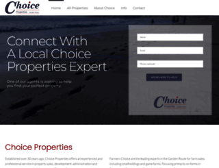 choicenet.co.za screenshot