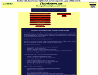 choiceprinters.com screenshot