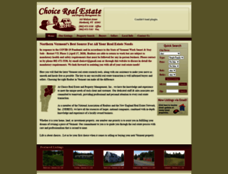 choicerealestatevt.com screenshot