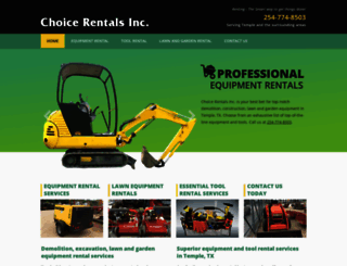 choicerentalsinc.com screenshot