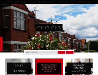 choices.co.uk screenshot