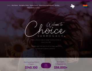 choicesurrogacy.com screenshot