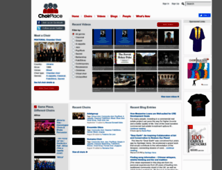 choirplace.com screenshot
