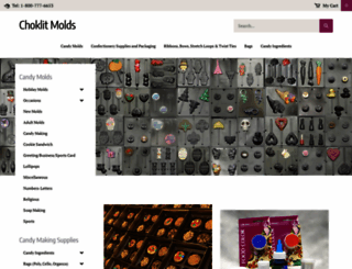choklitmolds.com screenshot