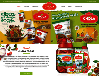 cholafoods.com screenshot