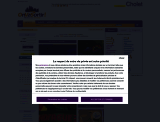 cholet.onvasortir.com screenshot