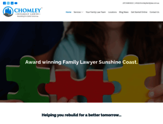 chomleyfamilylaw.com.au screenshot