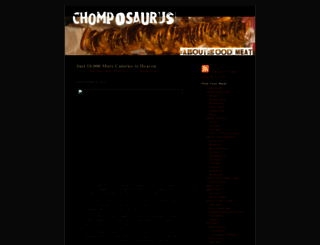 chomposaurus.wordpress.com screenshot