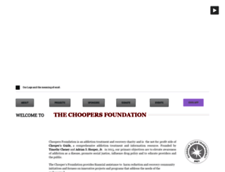 choopersfoundation.org screenshot