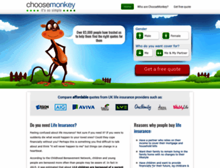 choosemonkey.co.uk screenshot