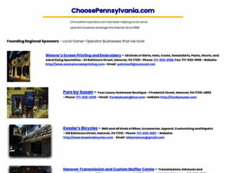 choosepennsylvania.com screenshot