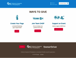 chop.donordrive.com screenshot