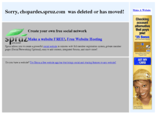 chopardes.spruz.com screenshot