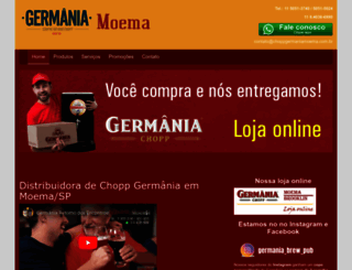 choppgermaniamoema.com.br screenshot