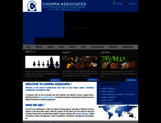chopraassociates.co.in screenshot