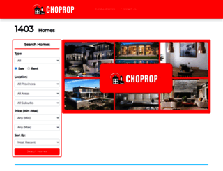 choprop.co.za screenshot
