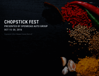chopstickfest.com screenshot