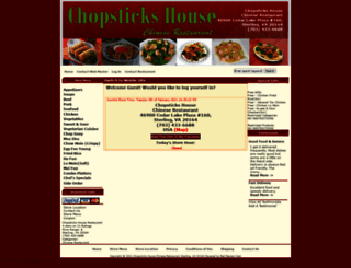 chopstickshousechinese.com screenshot