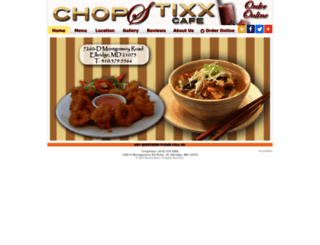 chopstixxcafe.com screenshot