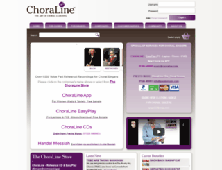 choraline.com screenshot