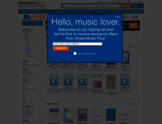 choralsheetmusic.com screenshot