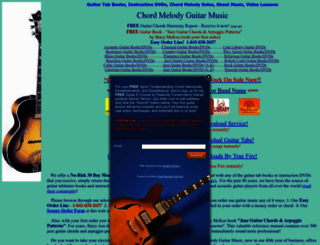 chordmelodyguitarmusic.com screenshot