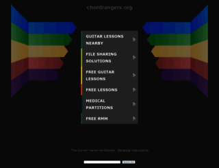 chordrangers.org screenshot