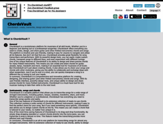 chordsvault.com screenshot