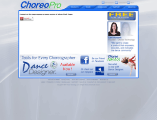 choreopro.com screenshot