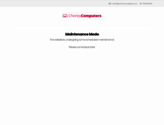 chorleycomputers.com screenshot