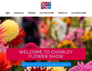 chorleyflowershow.com screenshot