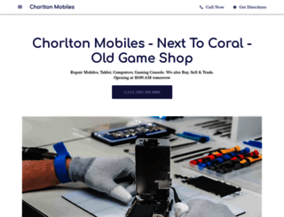 chorltonmobiles.com screenshot