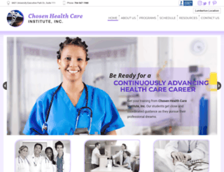 chosenhealthcareinstitute.com screenshot