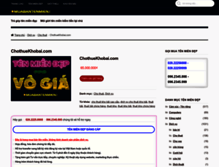 chothuekhobai.com screenshot