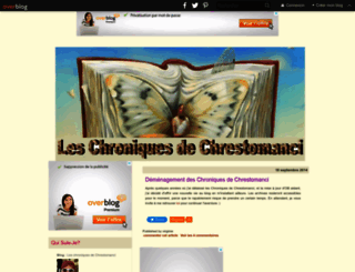 chrestomanci.over-blog.com screenshot
