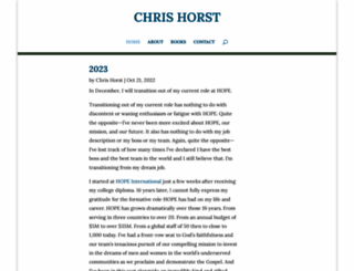 chris-horst.com screenshot