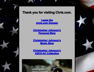 chris.com screenshot