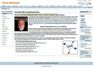 chrisabraham.com screenshot