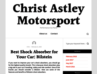 chrisastleymotorsport.co.uk screenshot