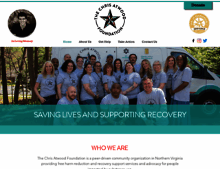chrisatwoodfoundation.org screenshot