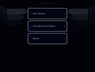 chrisayer.com screenshot